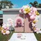 65pcs 12 Inch Pink Balloons Kit, Pink White Gold Confetti Party Balloons with Ribbons for Valentine's Day, Birthday, Wedding, Baby Shower, Graduation Decorations